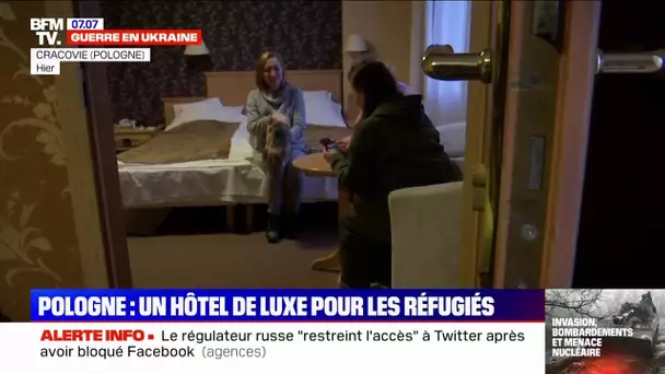 En Pologne, un hôtel 4 étoiles de Cracovie ouvre ses portes aux réfugiés ukrainiens