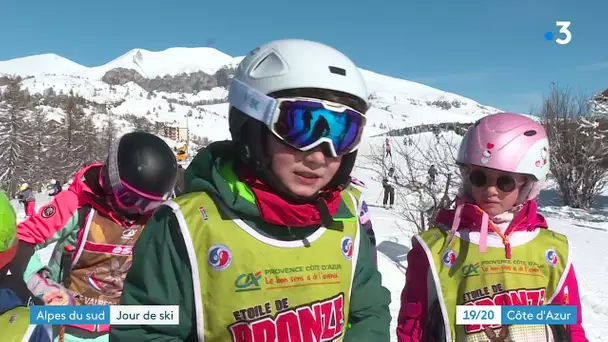 Retour de la neige dans les stations de ski des Alpes-Maritimes !