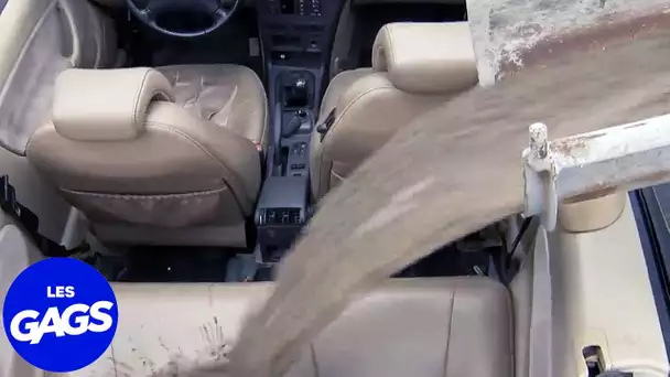Elle lui ruine la voiture...| Juste Pour Rire Les Gags