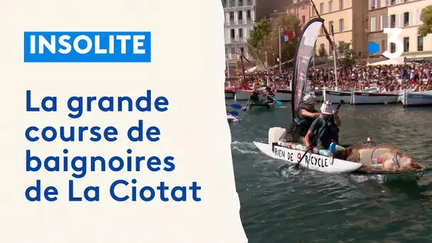 La grande course de baignoires dans la mer de La Ciotat