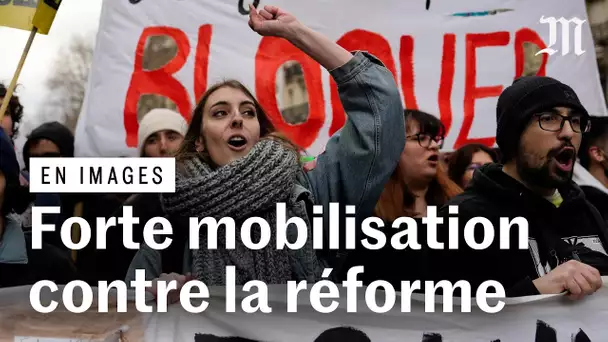 Manifestations du 7 mars : des centaines de milliers de Français dans la rue