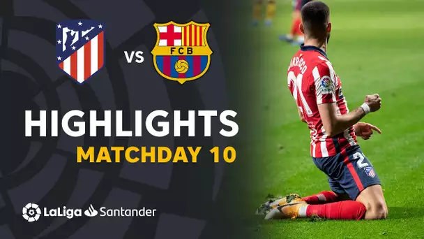 Highlights Atletico Madrid vs FC Barcelona (1-0)