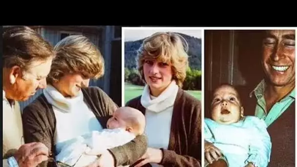 La princesse Diana et Charles photographiés dans de rares images inédites avec le bébé de trois mois