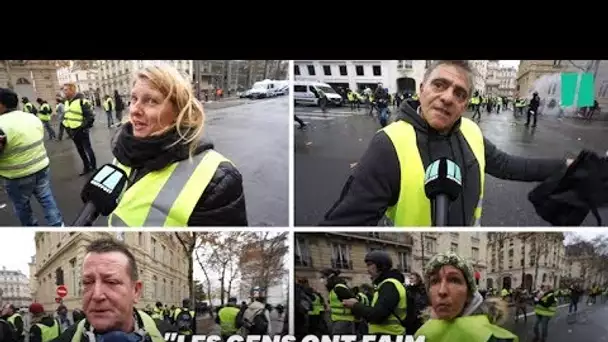 Les gilets jaunes sur les Champs-Élysées nous expliquent pourquoi ils manifestent