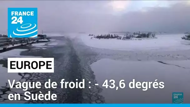 Vague de froid en Europe : - 43,6 degrés en Suède • FRANCE 24