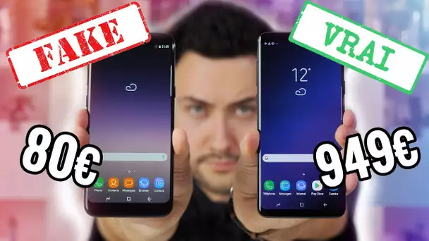 80€ Faux Galaxy S9 VS 949€ Galaxy S9 !