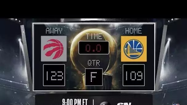Raptors @ Warriors  LIVE Scoreboard - Join the conversation and catch all the action on #NBAonABC!