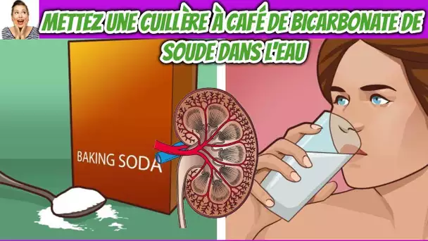 Mettez une cuillère à café de bicarbonate de soude dans l&#039;eau, et voici l&#039;effet incroyable