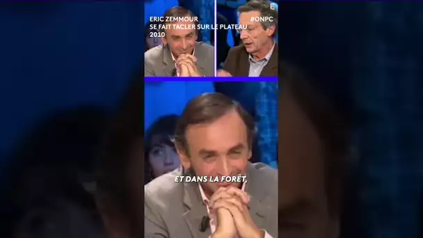 Eric Zemmour se fait tacler sur le plateau - On n’est pas couché 6 février 2010 #onpc