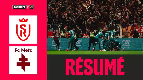 STADE DE REIMS - FC METZ - Barrage Retour - Ligue 1 McDonald's 24/25
