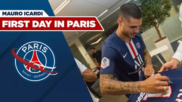 LA PREMIERE JOURNEE DE MAURO ICARDI A PARIS