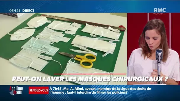 Peut-on laver des masques chirurgicaux ?