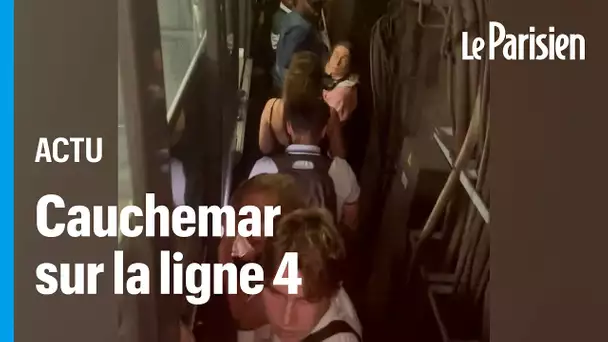 « On a ouvert les portes nous-mêmes » : bloqués sur la ligne 4, des passagers ont évacué tout seuls
