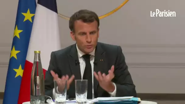 Emmanuel Macron: "J'ai compris pendant la crise, la dette que nous avions envers notre jeunesse"