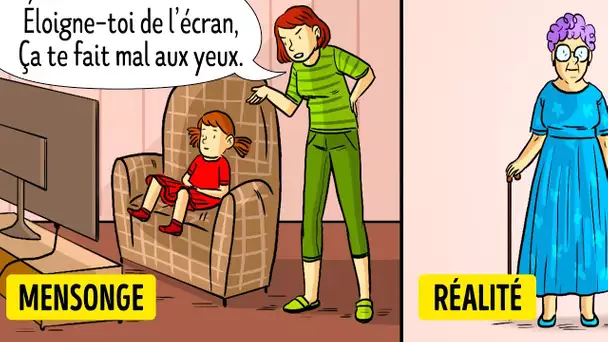 10 Mensonges Que Nous Disaient Nos Parents