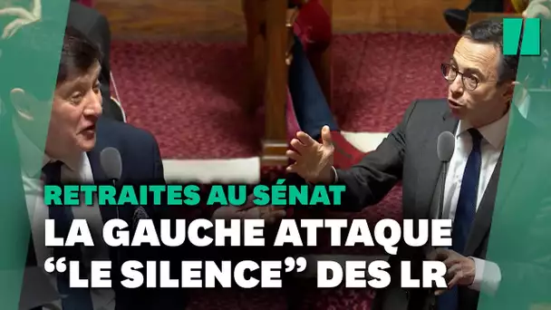 Réforme des retraites : Au Sénat, la gauche accuse la droite de "jouer au roi du silence"