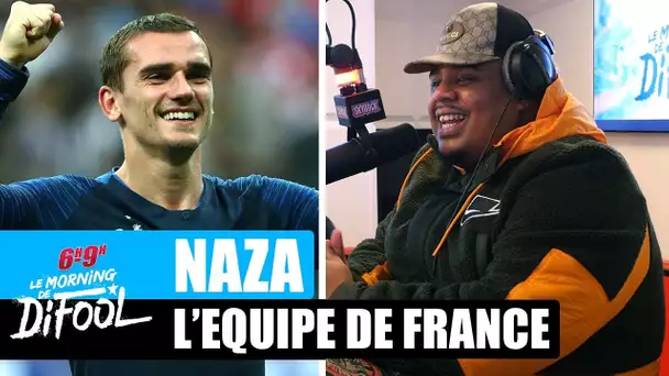 Naza & l'équipe de France de Football #MorningDeDifool