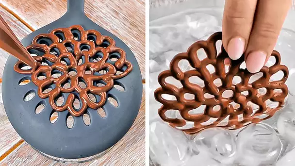 IDÉES DE DÉCORATIONS EN CHOCOLAT || INCROYABLES MANIÈRES DE DÉCORER TES DESSERTS