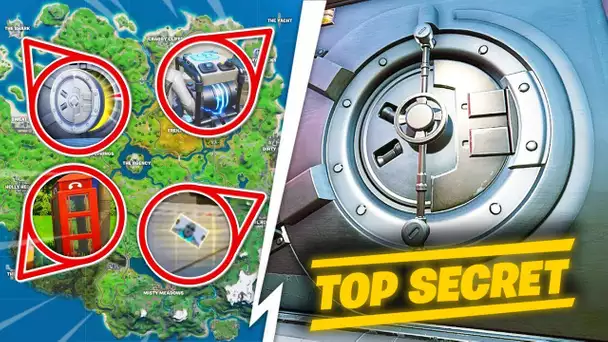 LES NOUVEAUX LIEUX ET SECRETS DE LA NOUVELLE MAP SAISON 2 SUR FORTNITE !