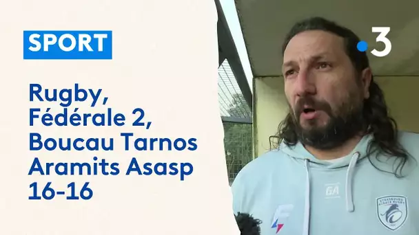 Rugby, Fédérale 2, Boucau Tarnos Aramits Asasp 16-16