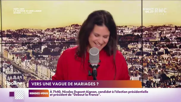 Il n'y a eu que 155 000 mariages en 2020