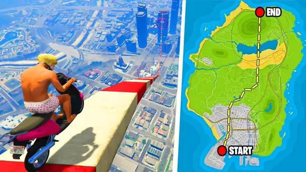 MEGA RAMP QUI TRAVERSE TOUTE LA VILLE ! (c'est Hard)