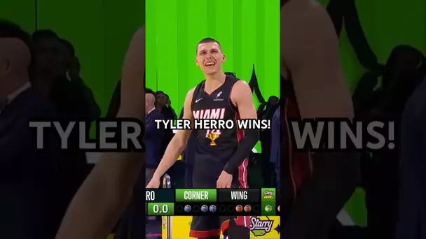 Tyler Herro wins the starry 3pt contest