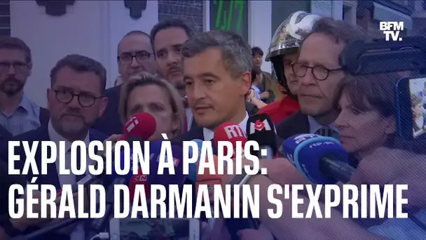 Explosion à Paris: Gérald Darmanin s'exprime