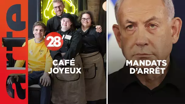 Café Joyeux / Mandats d’arrêt de la CPI : Israël et Hamas dans le même panier ? - 28 Minutes - ARTE