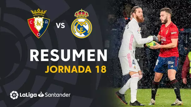 Resumen de CA Osasuna vs Real Madrid (0-0)