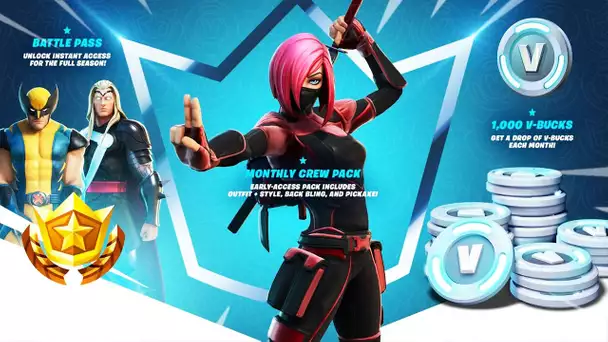 *ABONNEMENT MENSUEL* SUR FORTNITE ! (SKIN EXCLUSIF GRATUIT, V-BUCKS OFFERTS, BATTLE PASS COMPLET ..)