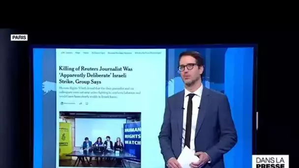 Human Rights Watch : "Israël a visé délibérément des journalistes" • FRANCE 24