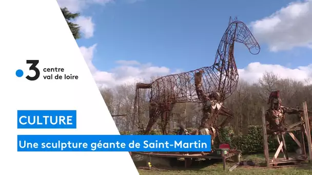 Une sculpture géante de Saint-martin