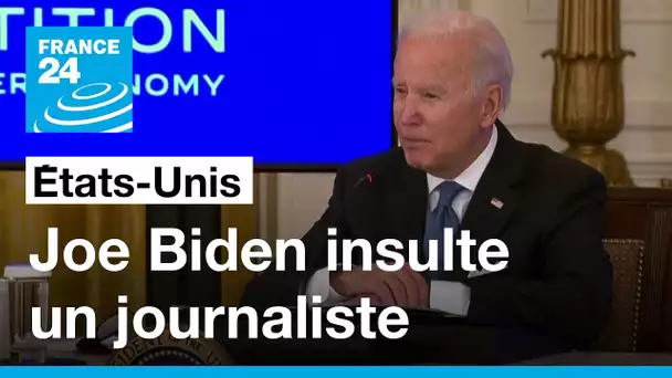 Joe Biden insulte un journaliste de Fox News pensant son micro éteint • FRANCE 24