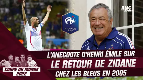 Équipe de France : L'anecdote d'Henri Émile sur le retour de Zidane en 2006