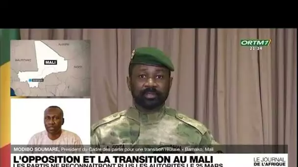 Au Mali, les partis politiques ne "reconnaîtront plus" les autorités de transition le 25 mars