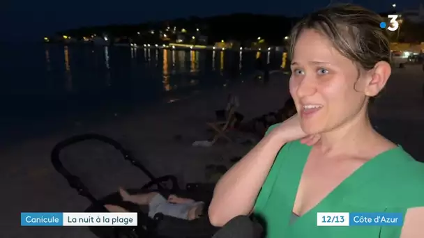 Pendant la canicule, ils passent la nuit sur la plage