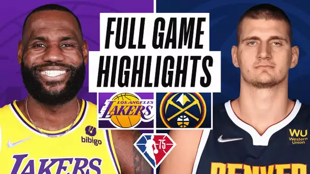 LAKERS at NUGGETS | FULL GAME HIGHLIGHTS | January 15, 2022