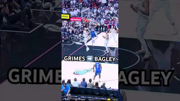 Bagley cuts back door for the LOB!