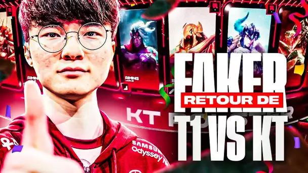 LE GRAND RETOUR DE FAKER ! T1 vs KT, match de folie (QUALIFICATION AUX WORLDS?)