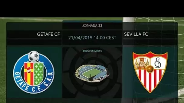 Calentamiento Getafe FC vs Sevilla FC