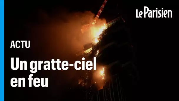 Un incendie ravage un gratte-ciel à HongKong : « C’était digne d’une scène d’apocalypse »
