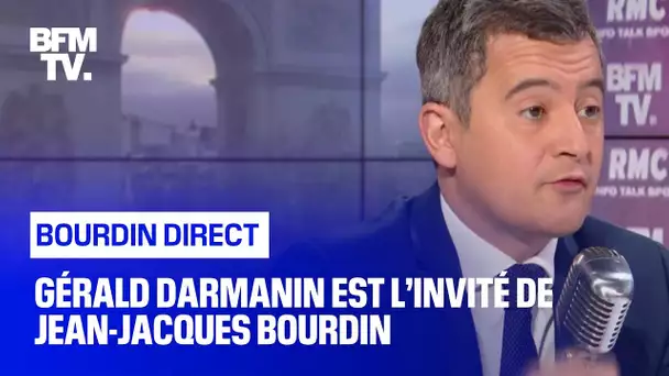 Gérald Darmanin face à Jean-Jacques Bourdin en direct