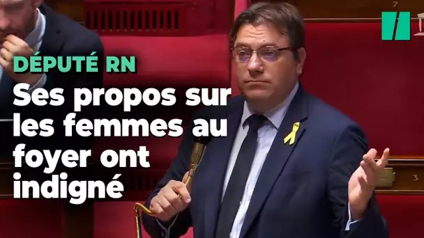 Jocelyn Dessigny, député RN, épinglé pour ses propos sur les femmes au foyer prononcés à l’Assemblée