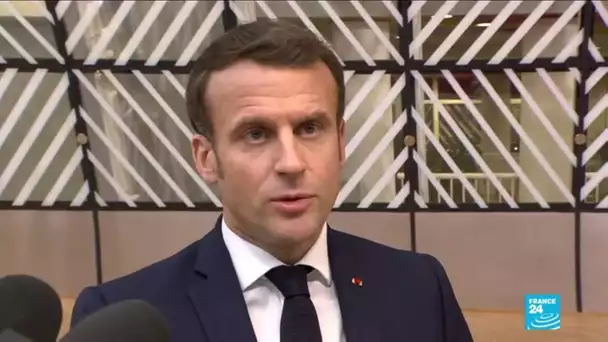 Budget européen 2021-2027 : Macron espère trouver "un accord ambitieux"