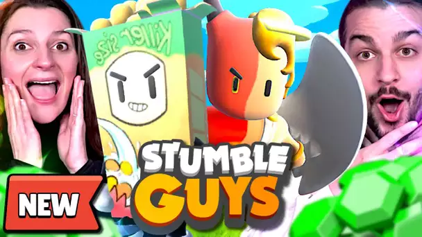 NOUVEAU STUMBLE PASSE NOUVEAUX SKINS LEGENDAIRES ET NOUVELLE EMOTE SUR STUMBLE GUYS !