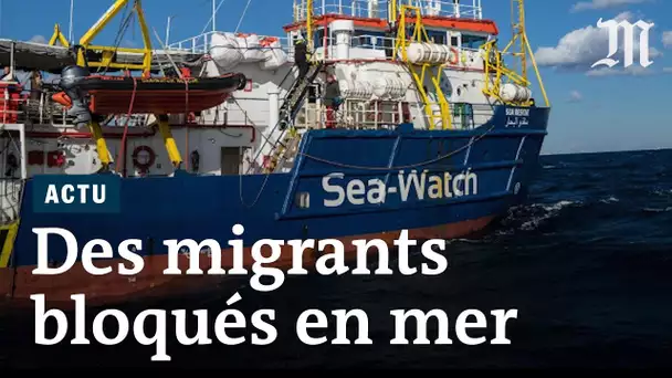 32 migrants bloqués en Méditerranée sur le bateau « Sea-Watch-3 »