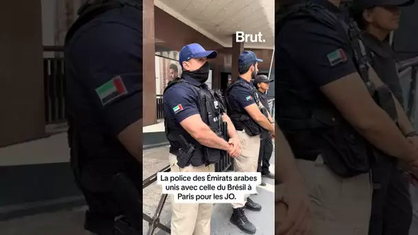 La police des Émirats arabes unis avec celle du Brésil à Paris pour les JO #paris2024