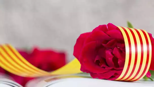 Entre littérature et romantisme, découvrez la fête catalane de Sant Jordi !