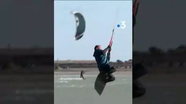 kite-surf au Passage du Gois à Noirmoutier en Vendée